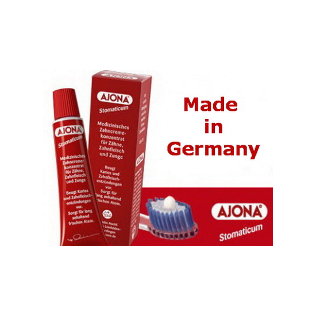 Kem Đánh Trắng Răng Ajona, 25 ml Nội Địa Đức