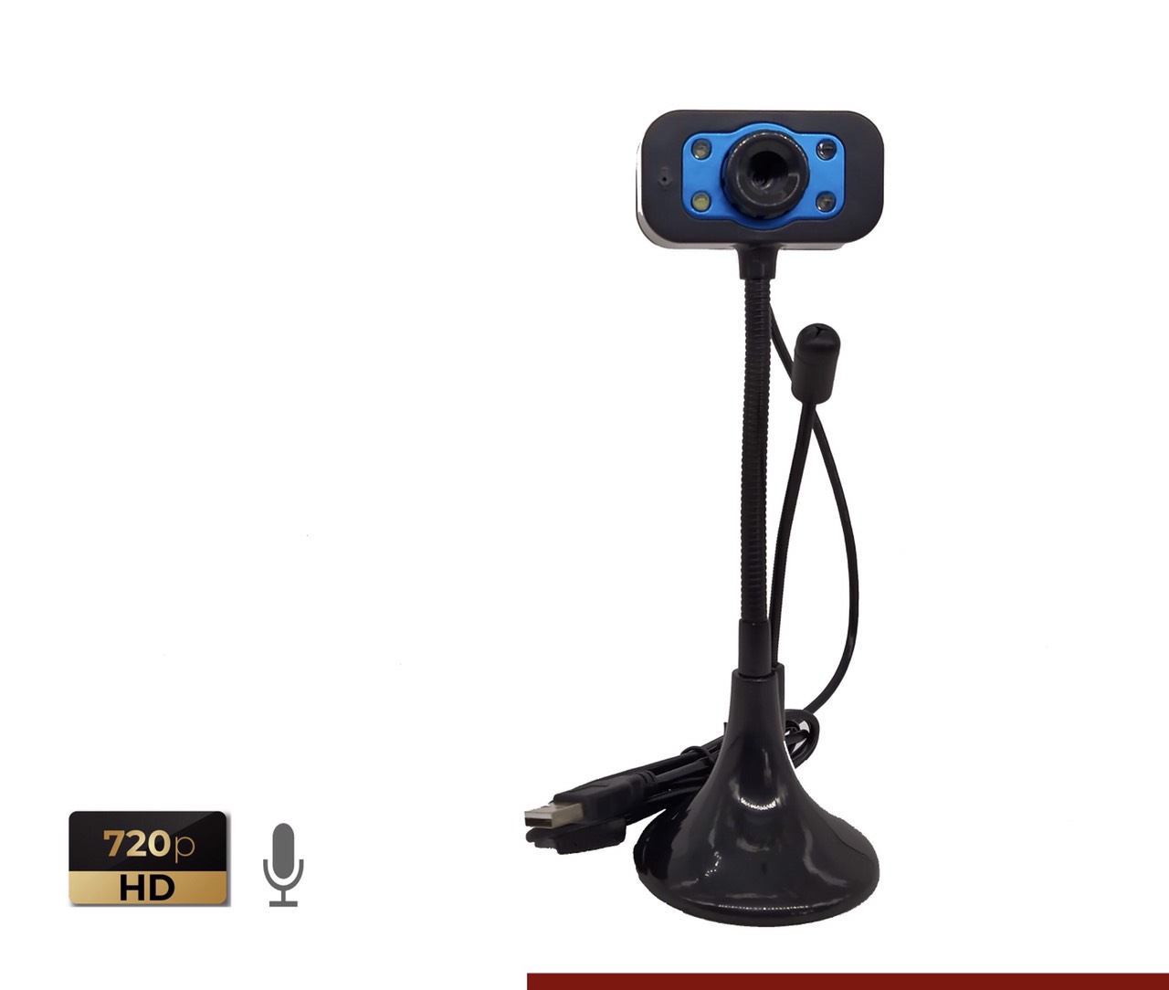 [HCM]Webcam chân cao có micro HD 720p. Vi Tính Quốc Duy