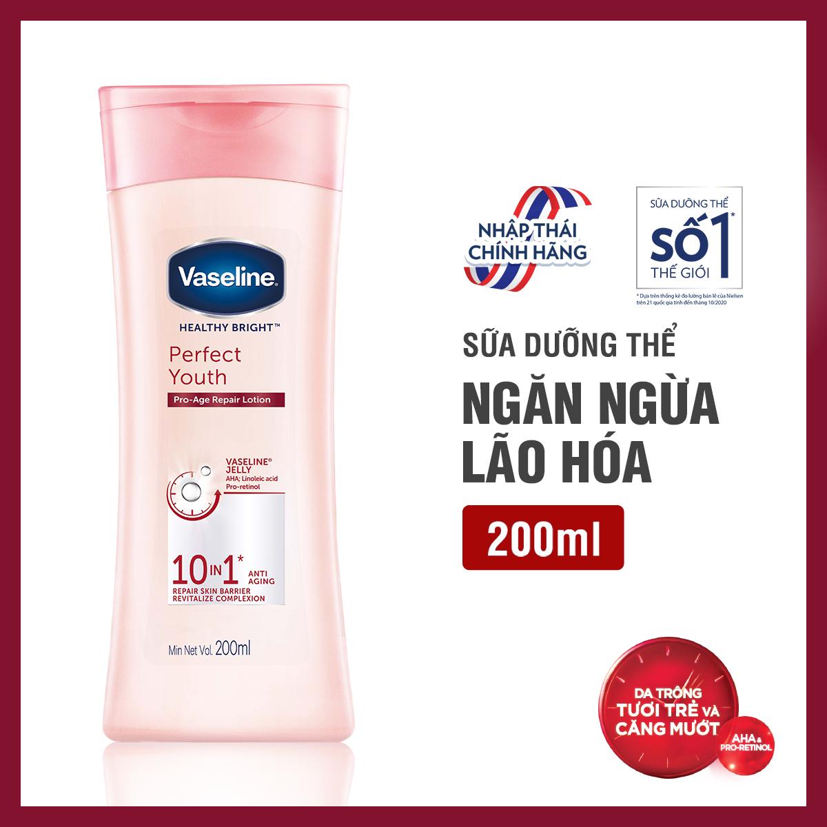 [HCM]Sữa dưỡng thể Vaseline Perfect 10 trong 1 350ml