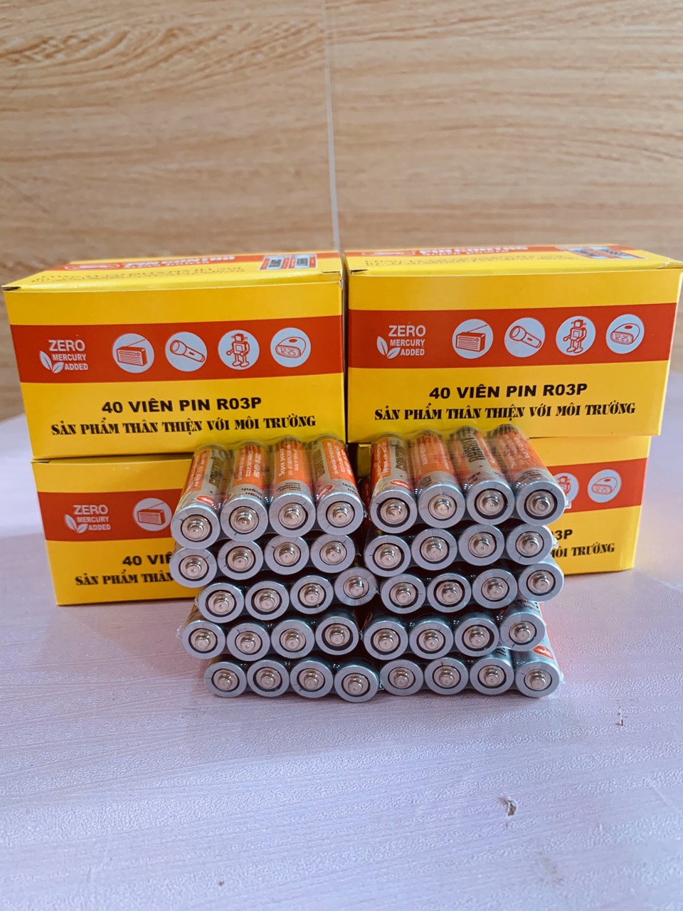 [Hộp 40 viên 3A-Hộp 24 Viên 2A] Pin AA / AAA Con thỏ 1,5v