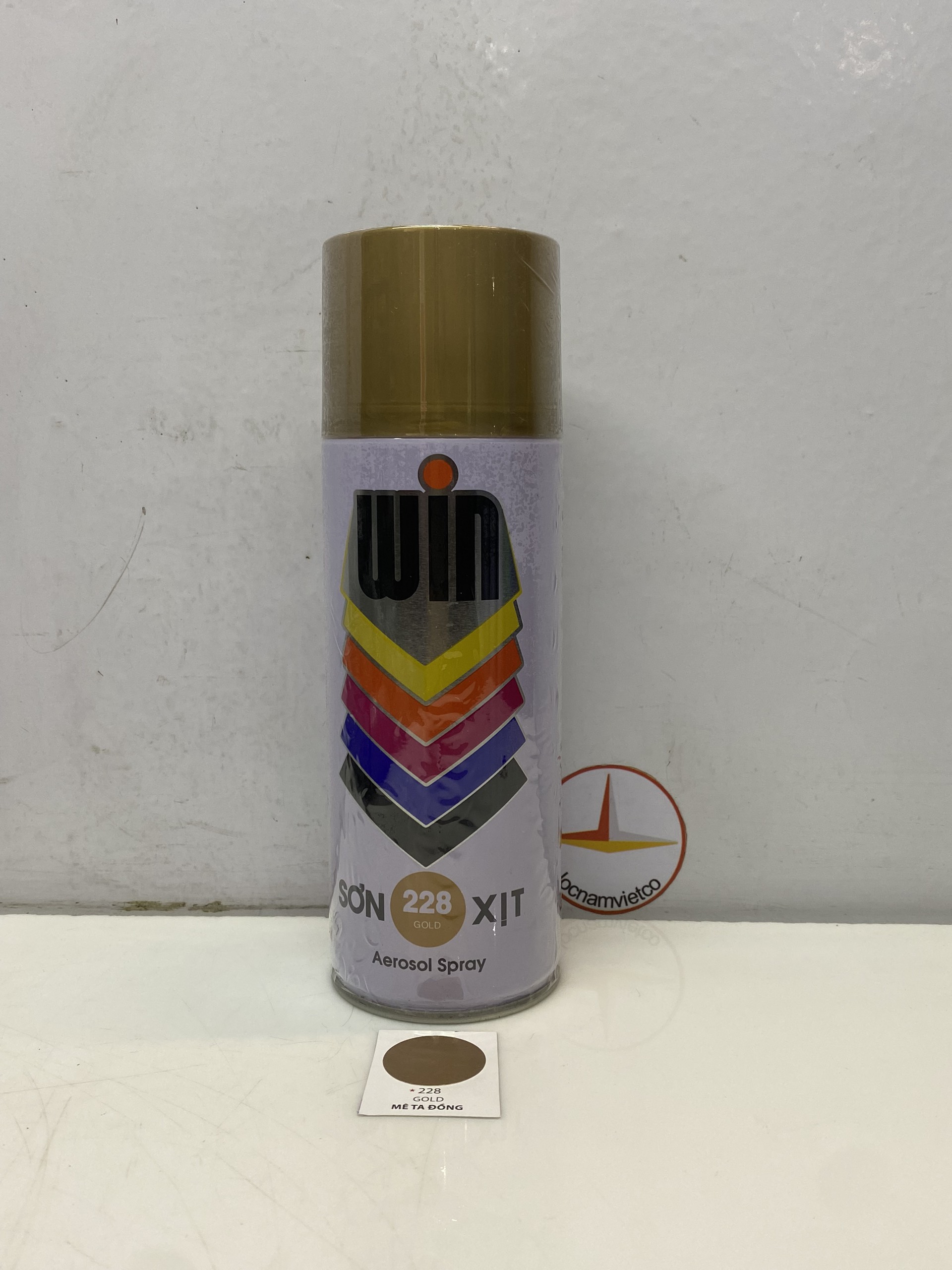 Sơn xịt xe máy Win màu Gold 228 400ml
