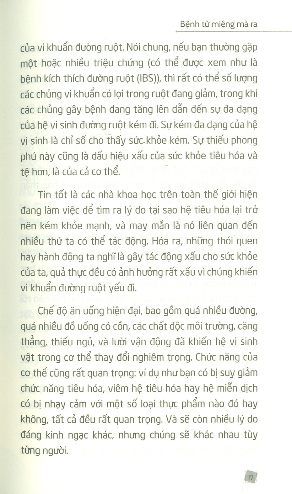 Bệnh Từ Miệng Mà Ra