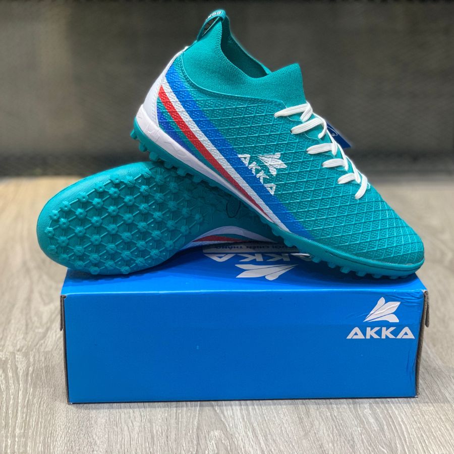 Giày bóng đá AKKA CONTROL 3 TF - Xanh Ngọc