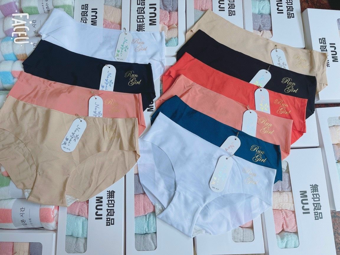 Combo 05 Quần lót nữ thun lạnh – Quần lót đúc su không đường may gợi cảm