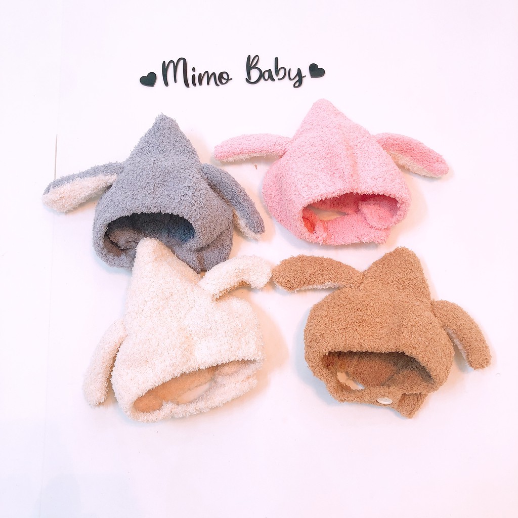 Mũ len tai cừu cho bé (6m-2y) ML02 Mimo baby
