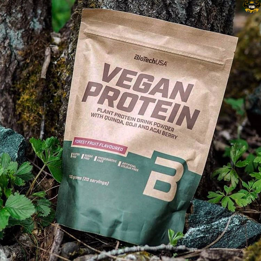 Whey Protein Thực Vật - Vegan Protein BioTechUSA 500g (T9/2025)