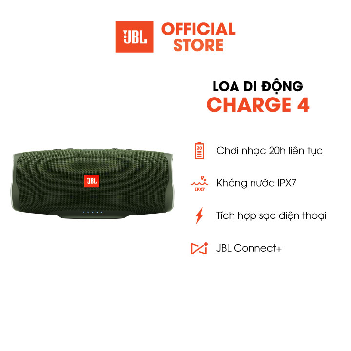 VOUCHER 7% [HÀNG CHÍNH HÃNG] Loa Bluetooth JBL Charge 4...