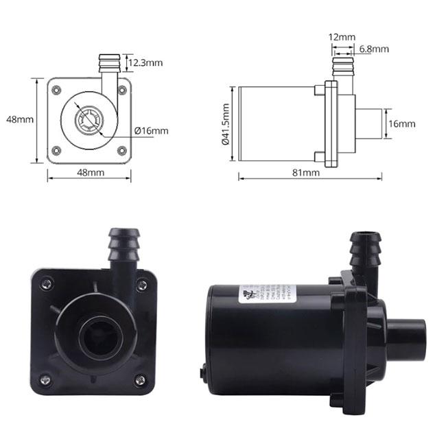 Máy Bơm Nước Mini 8V 24V 900L JT750