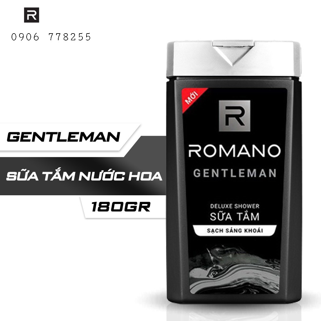 [HCM]Romano - Sữa tắm cao cấp 180g ( có đủ 3 mùi)