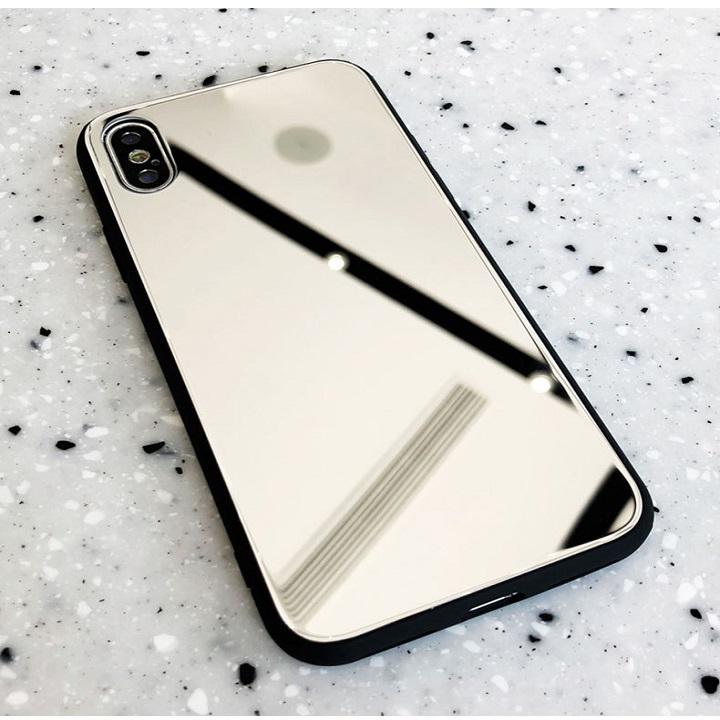 Ốp Lưng Iphone 7Plus/8 Plus, Ốp Gương, Viền TPU Dẻo