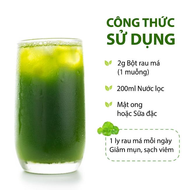 [HOT] Bột rau má nguyên chất 100g - Thảo Dược Tấn Phát