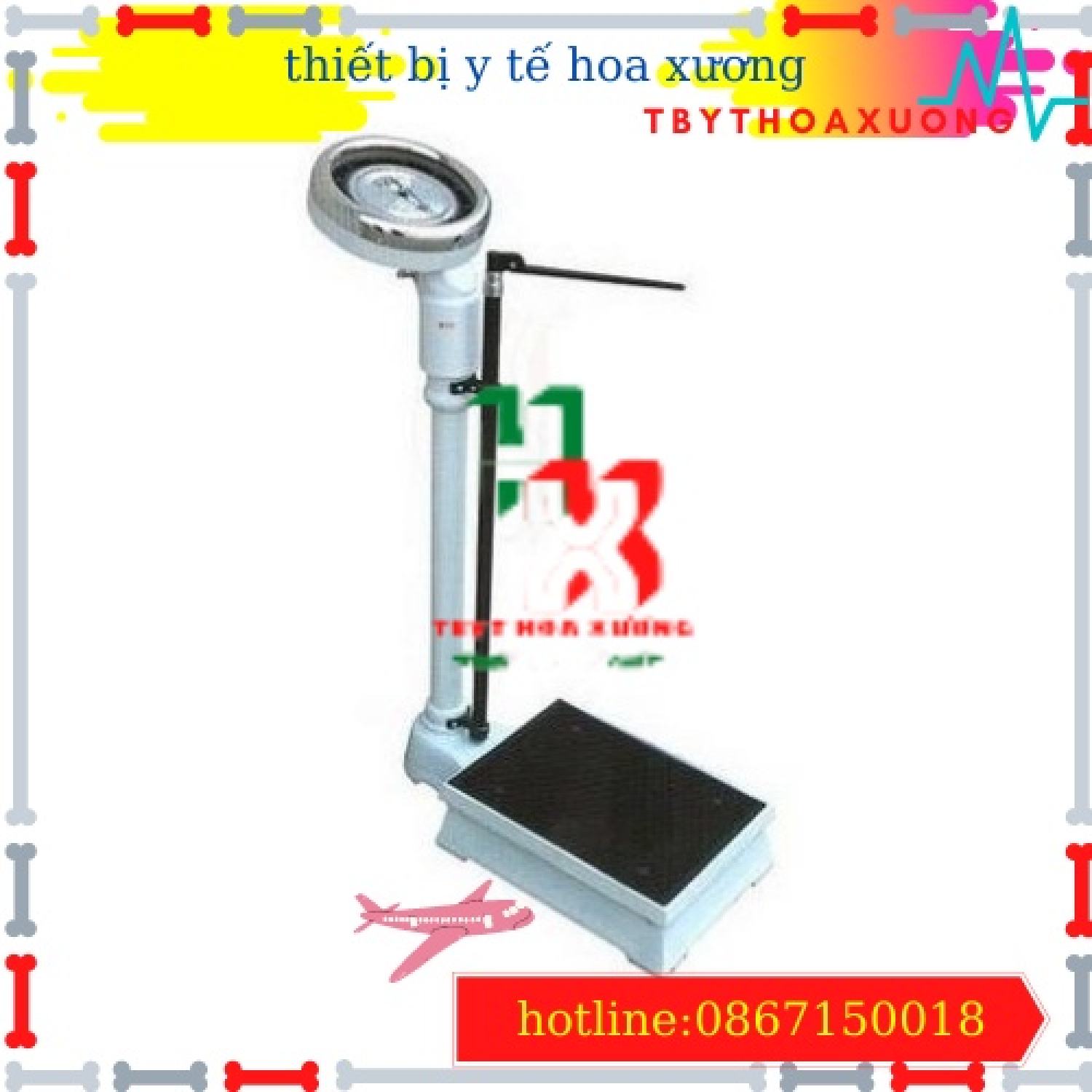 Cân Sức Khỏe Có Thước Đo Chiều Cao TZ-120 AKIKO