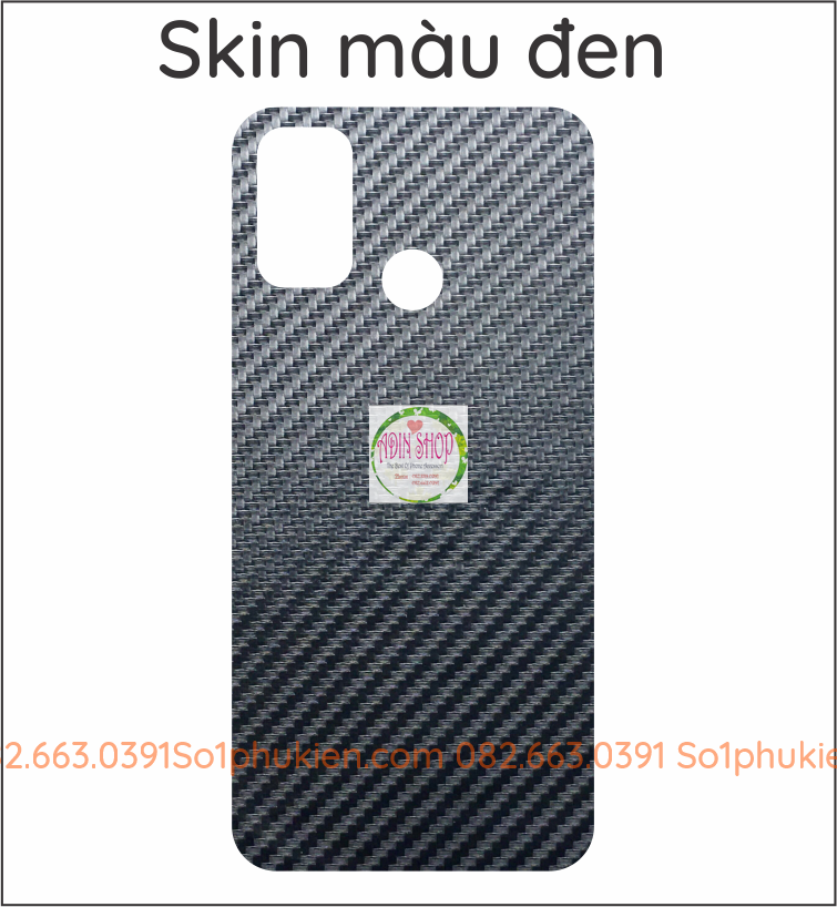 Miếng dán mặt lưng skin carbon Vsmart Joy 4