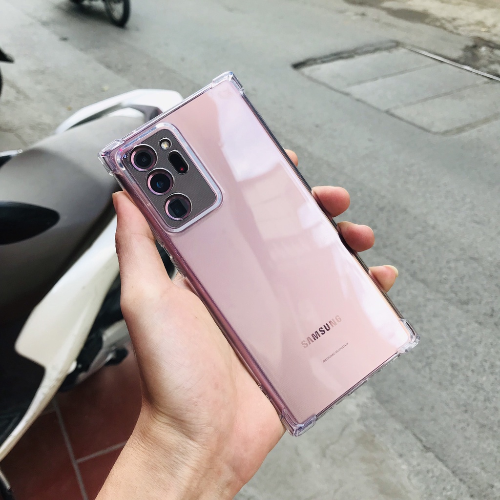 Ốp lưng dẻo trong suốt chống sốc cho SamSung Galaxy Note 20, Note 20 Ultra, Note 10, Note 10 Lite, Note 10 Plus chống va đập bảo vệ máy, siêu bền