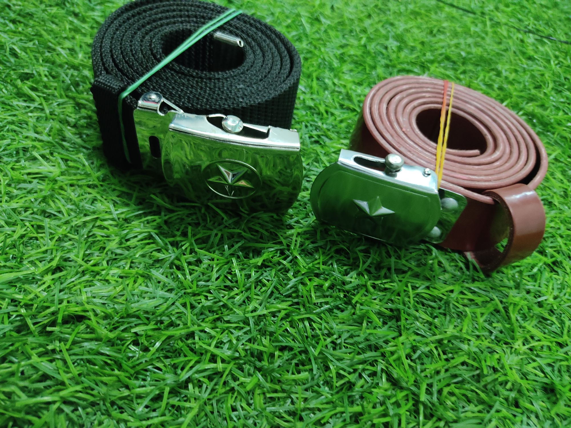 Combo Dây Lưng Đỏ- Dù Đen