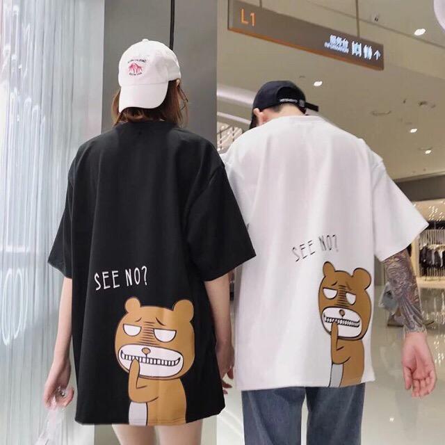 [HCM]Áo thun tay lửng unisex see no