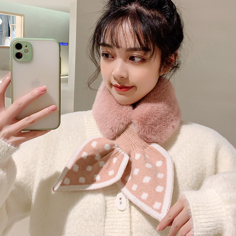 Khăn Quàng Cổ Lông Thỏ Siêu Ấm