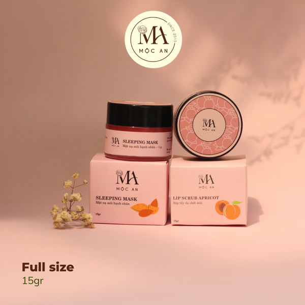 Combo Tẩy Da Chết - Dưỡng Hồng Môi Mộc An