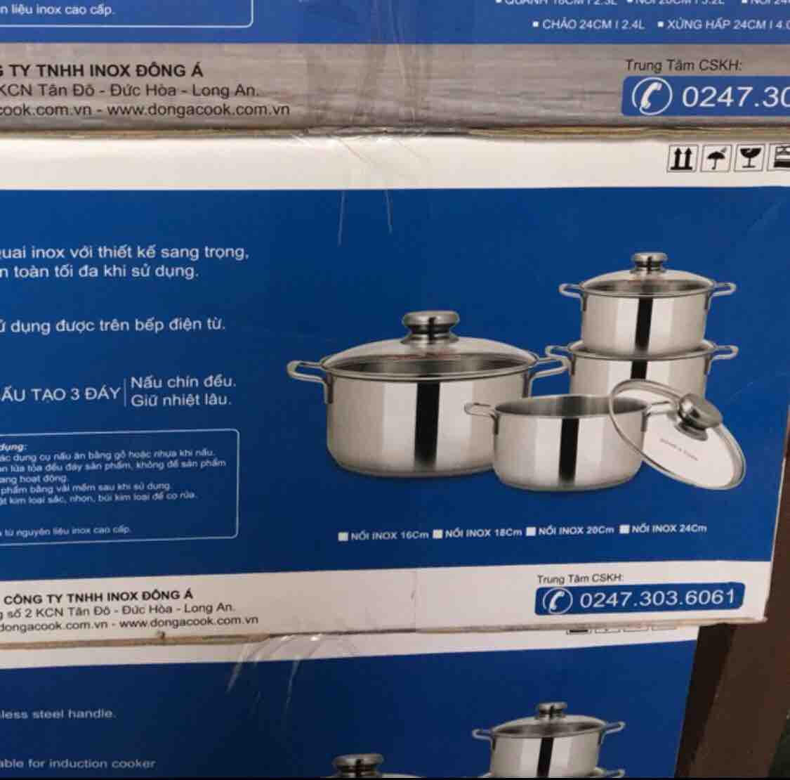 Nồi Inox Ba Đáy Dong A Cook