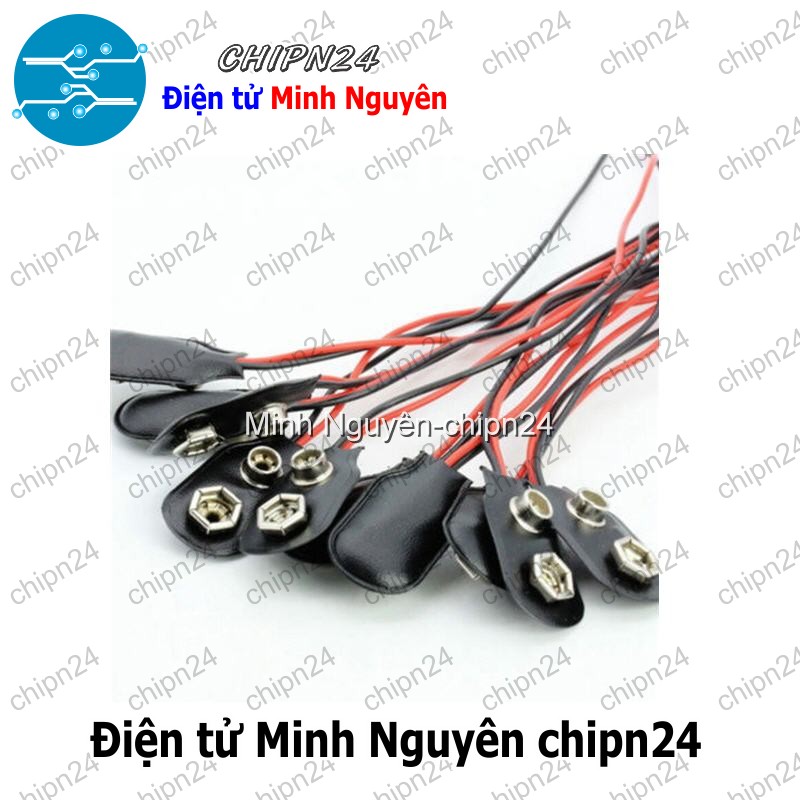 [3 sợi] (C44) Dây Đế pin 9V - HH000606