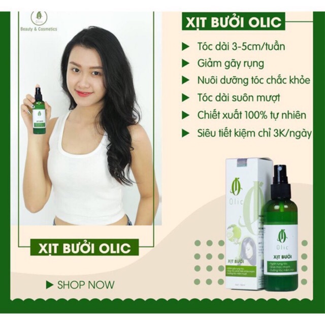 [HCM]Xịt bưởi Olic - ngăn rụng tóc mọc tóc hiệu quả kích thích mọc tóc