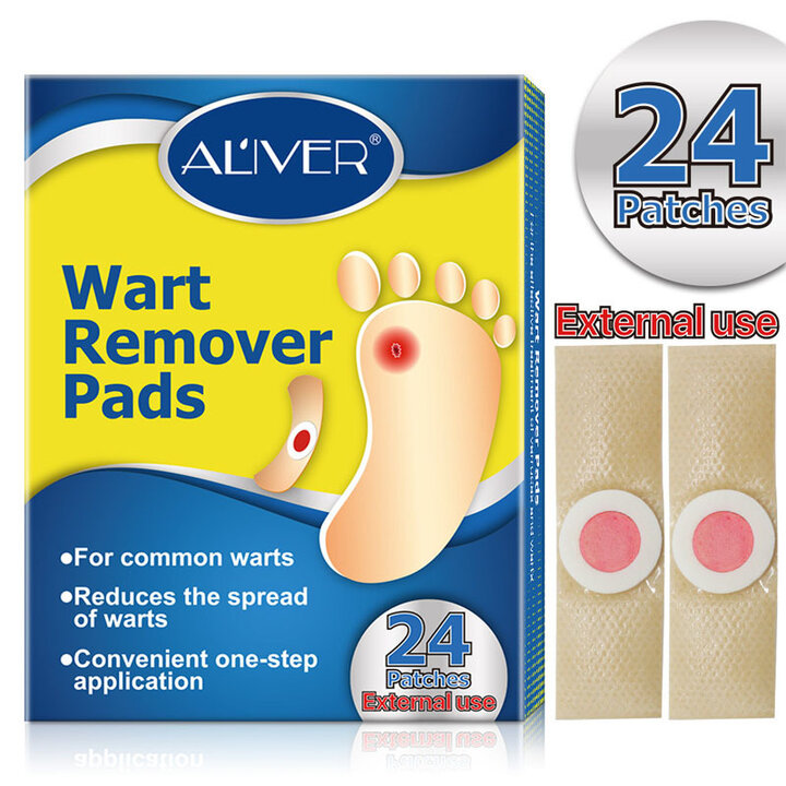 Miếng dán tẩy mụn cóc, mụn nhọt vết chai C24 (Hộp 24 miếng)