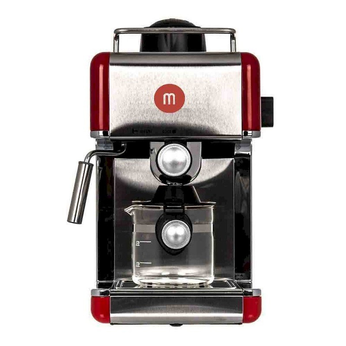 Máy pha cafe Mishio MK05 800W 3.5Bar - Màu đỏ