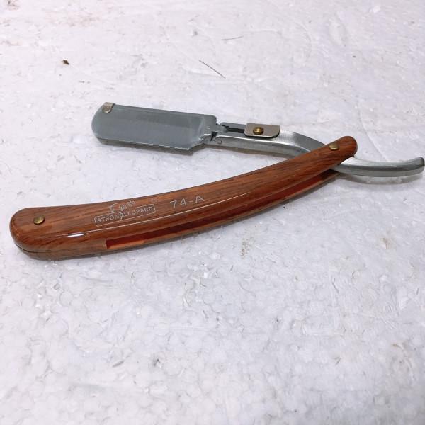 DAO CẠO RÂU CÁN GỖ BARBER CAO CẤP