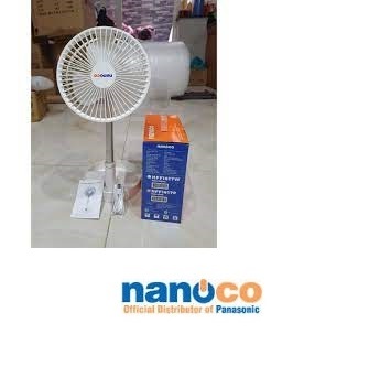[HCM]QUẠT SẠC ĐIỆN NFF1617W- NANOCO (màu Trắng) NFF 1617 W