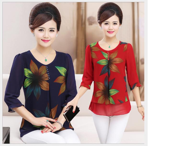 ÁO KIỂU NỮ TRUNG NIÊN BMT 349