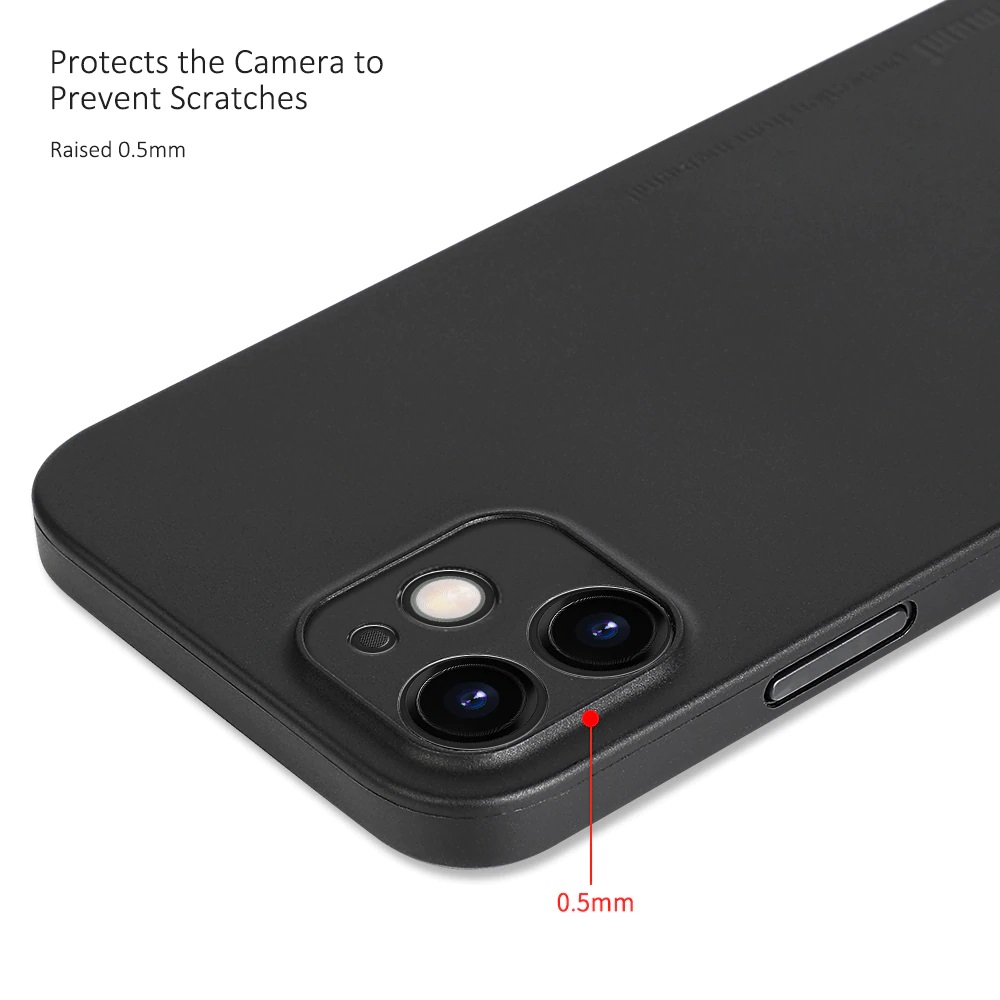 Ốp Lưng Memumi Siêu Mỏng Cho iPhone 12 (6.1 inch), Ốp Lưng iPhone Siêu Mỏng Chỉ 0.3mm
