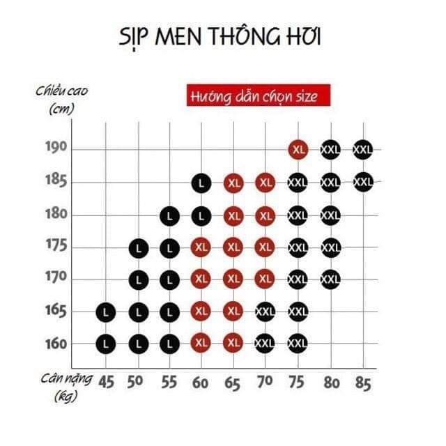 Combo 4 quần sịp nam thông hơi