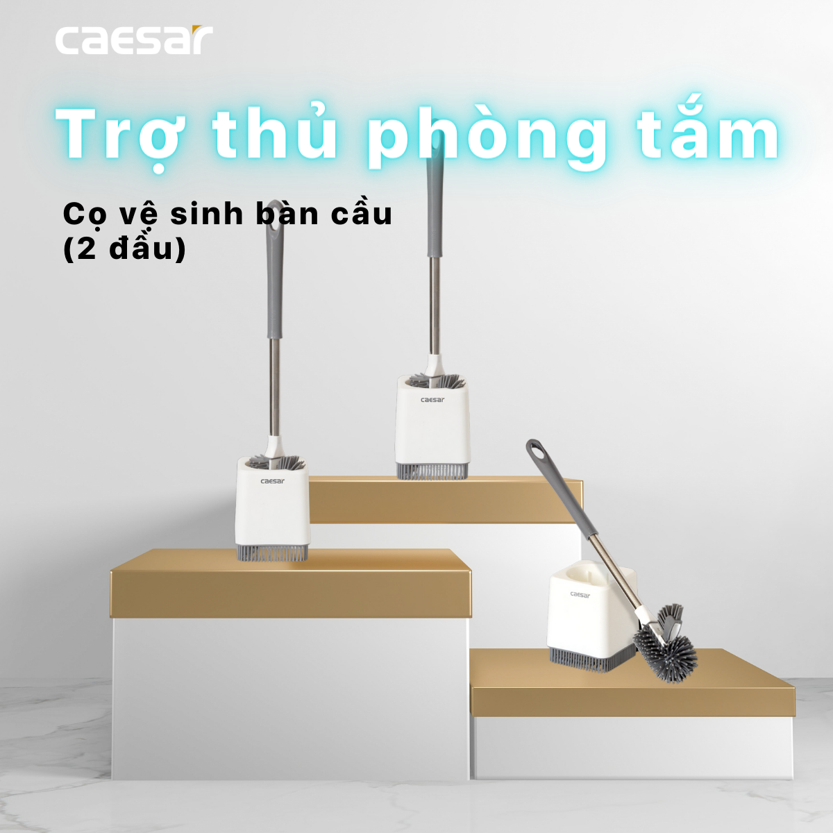 Hộp Cọ Toilet Silicon Caesar