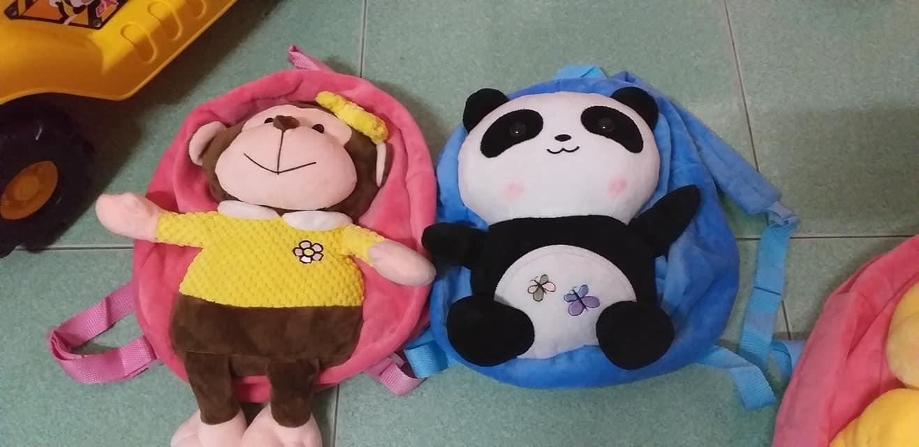 Ba lô vải mẫu giáo hình thú cho bé