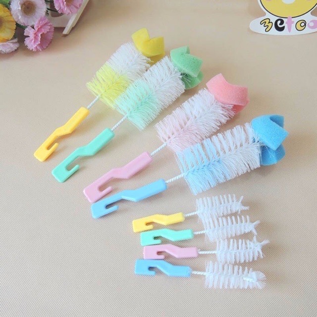 Bộ cọ rửa bình sữa 2 chi tiết siêu tiện lợi