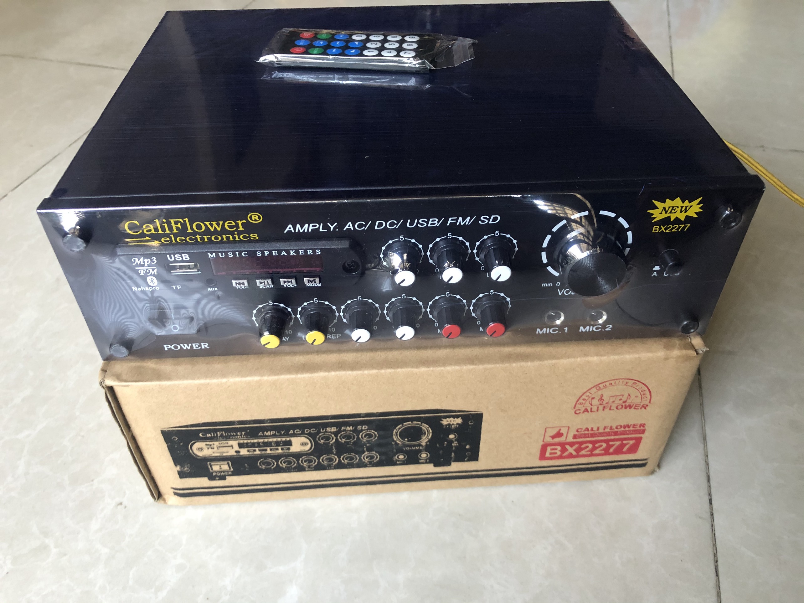 Mini Karaoke Amplifier Dc 12V USB - Bluetooth