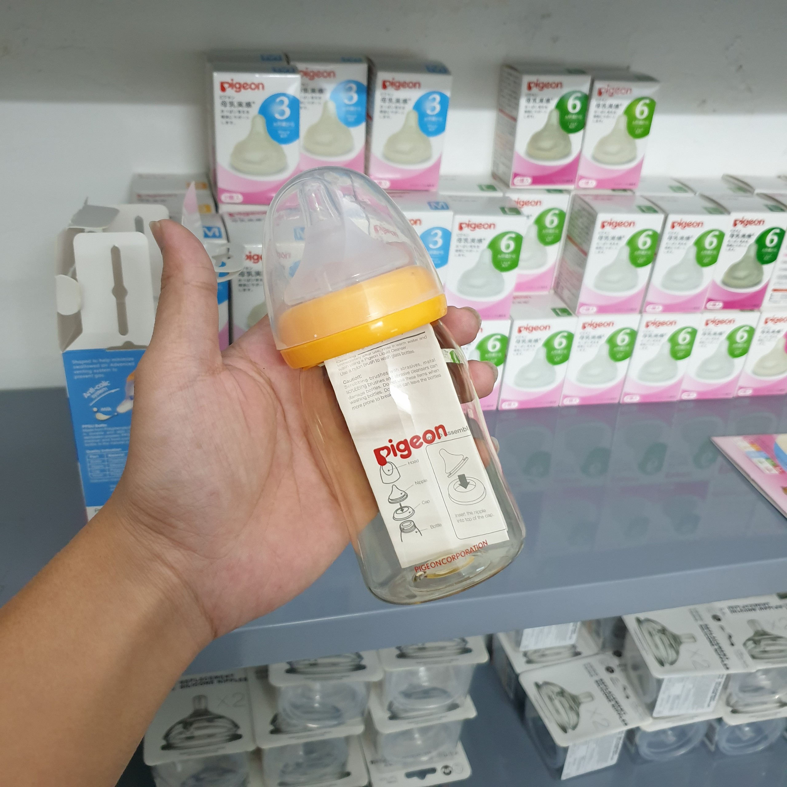 Bình sữa Pigeon Softouch chất liệu PPSU 160/240ml