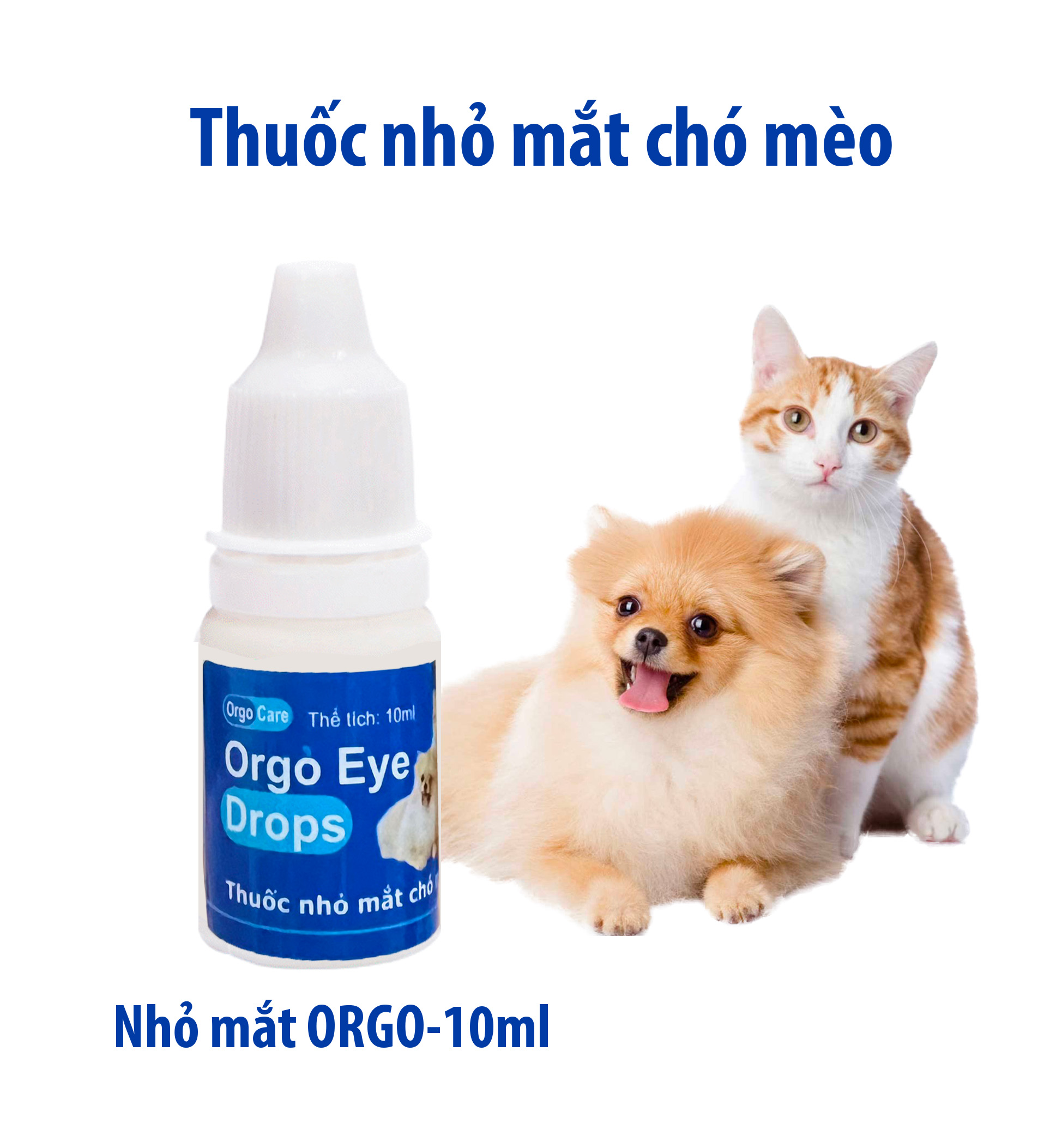 Hanpet - Đau mắt chó mèo - Dung dịch Nhỏ mắt chó mèo (2 loại Bio& Orgo)