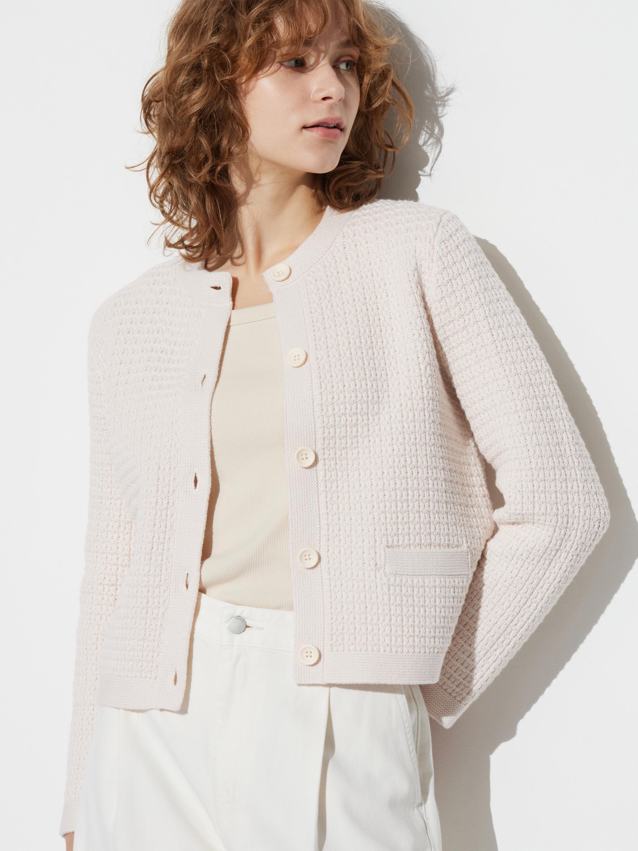 [Auth UniqIo] Áo Khoác Len Cardigan Nữ - Tag Nhật