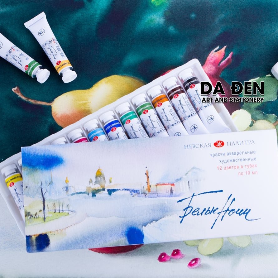 Màu Nước Tuýp White Nights 12/24 Màu 10ml