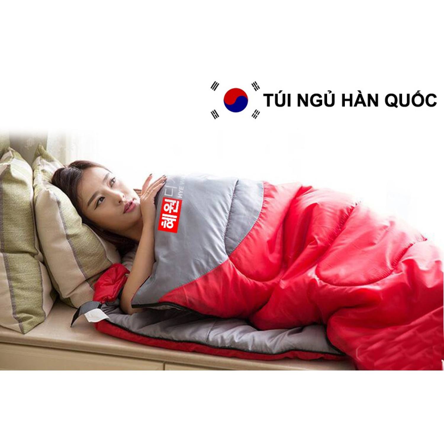 Túi Ngủ Văn Phòng Hàn Quốc Dầy Dặn
