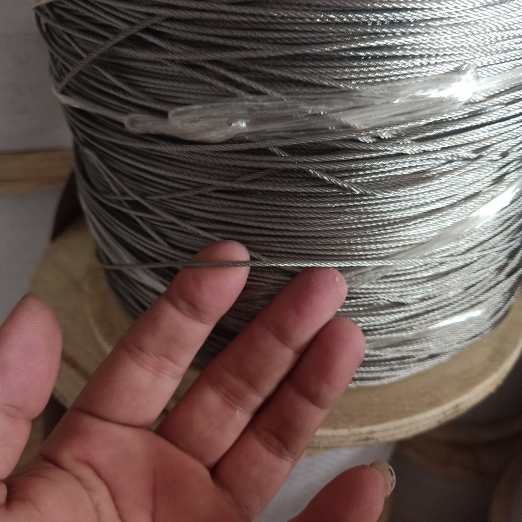 Cáp inox 304 (5 ly, 6 ly, 8 ly, 10 ly) cáp thép giá sỉ.