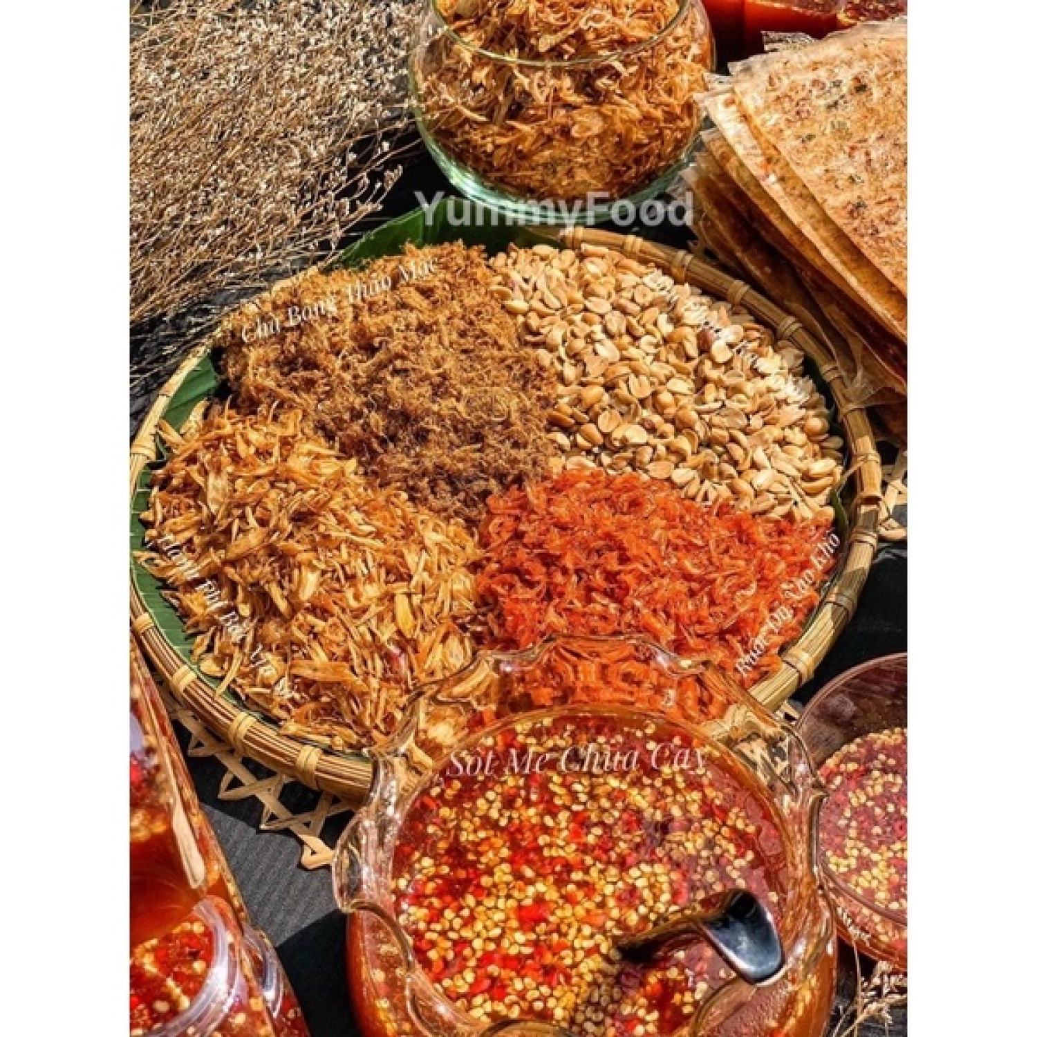 Bánh Tráng Sốt Me Chua Cay (Set Gần 400gr)
