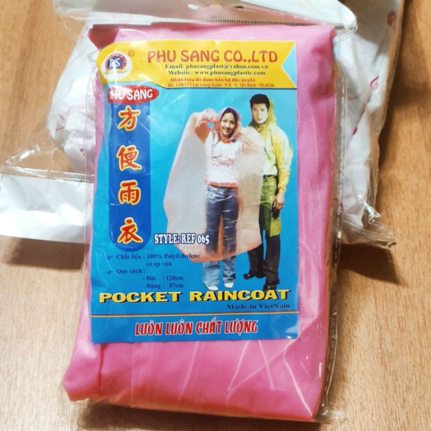 Áo mưa nilon (bịch) trơn loại dày luôn chất lượng