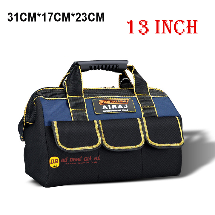 TÚI ĐỰNG ĐỒ NGHỀ TÚI ĐỰNG DỤNG CỤ SỬA CHỮA ĐIỆN CAO CẤP XUẤT NHẬT PHIÊN BẢN ĐẾ NHỰA SIÊU BỀN TẶNG HỘP ĐỰNG ỐC VÍT