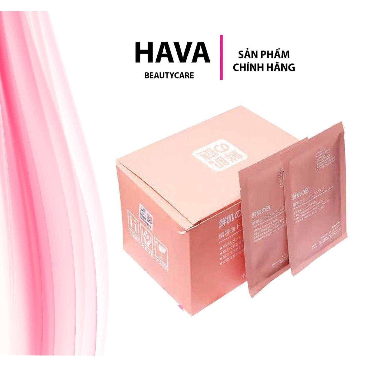 1 HỘP 50 MIẾNG Mặt nạ nhau thai cừu , Mặt Nạ Tế Bào Gốc Nhau Thai Cừu Cuống Rốn giá rẻ