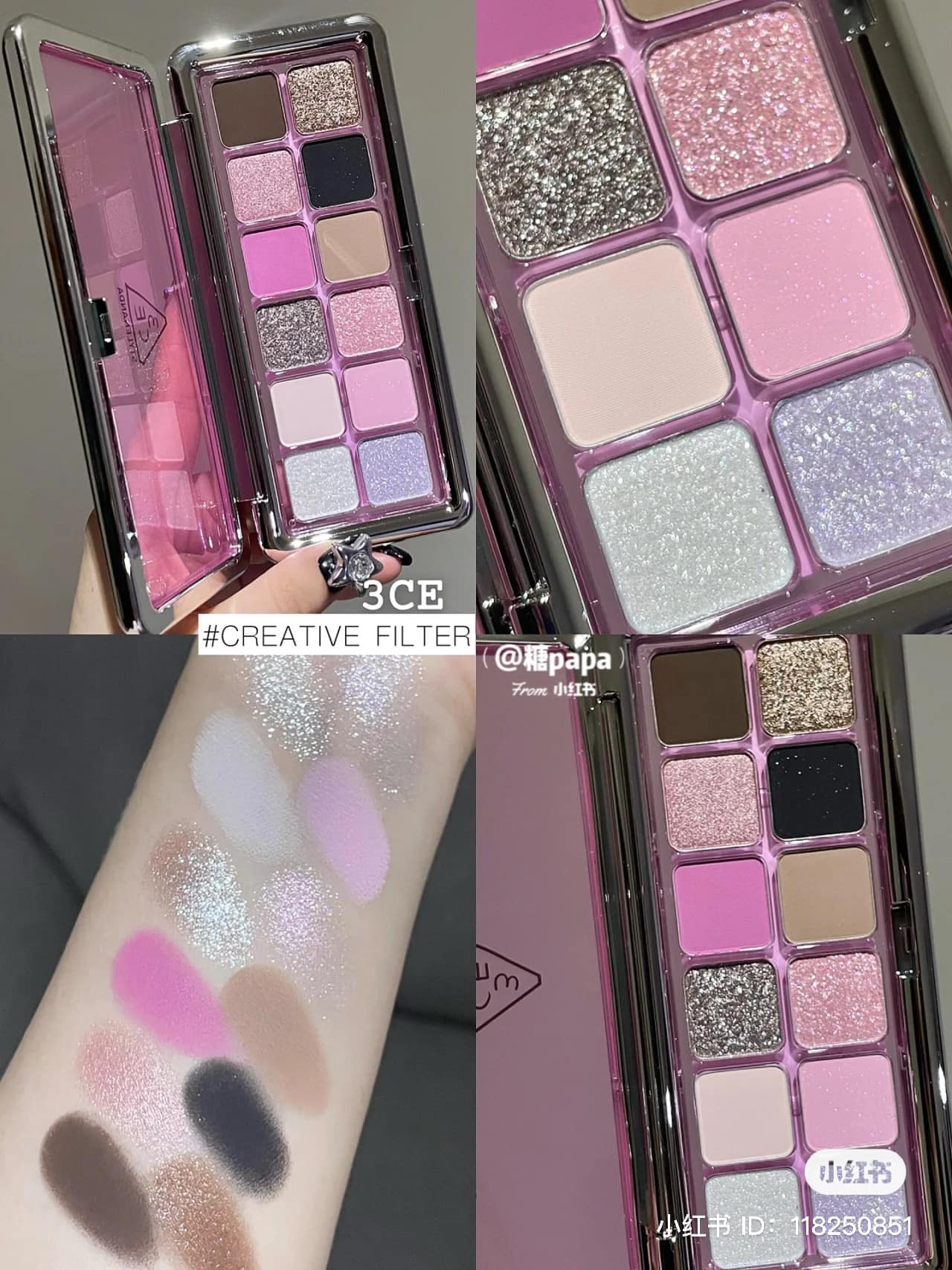 BẢNG PHẤN Mắt 3ce 9 Ô 12 Ô New Take Eyeshadow Palette [Motion Frame- Raw Neutrals- Creative Filter]