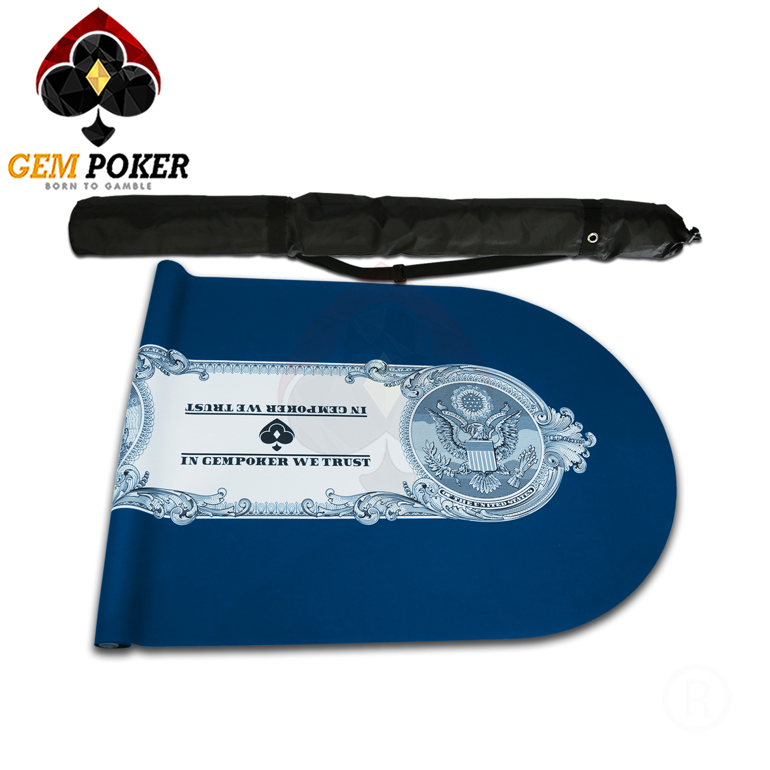 [HCM]THẢM OVAL POKER GEM DOLAR® CAO CẤP
