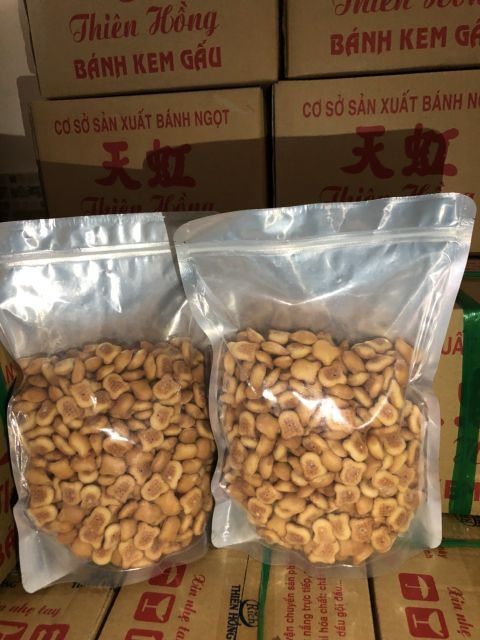 Bánh kem gấu Thiên hồng 500g