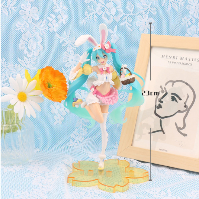 [Figure Anime] Mô hình nhân vật Hatsune Miku Tai Thỏ